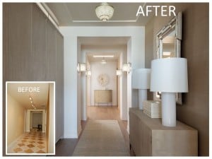 Before and After of the Hallway by Mick DeGiulio